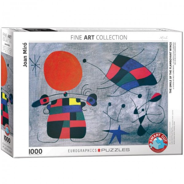 Uśmiech ekstrawaganckich skrzydeł, Joan Miro - Sklep Art Puzzle